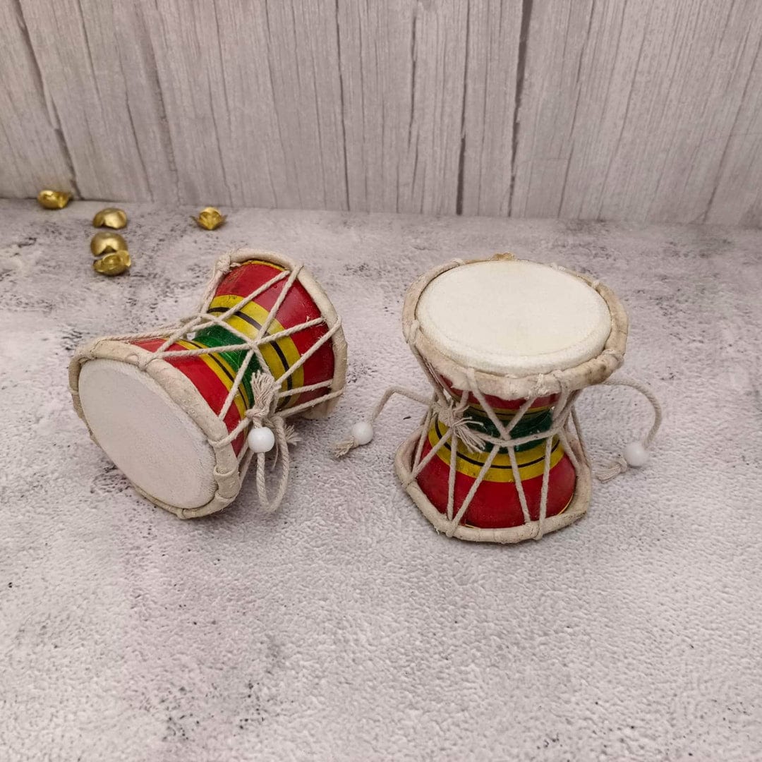 65 Rs each on buying 40+ pcs / WhatsApp at 8619550223 to order 🏷️ damru Wooden Handmade Damru for weddings and Pooja / Indian Musical Instruments Damaru Meditation Kirtan Shiv Damroo (5 inch size)