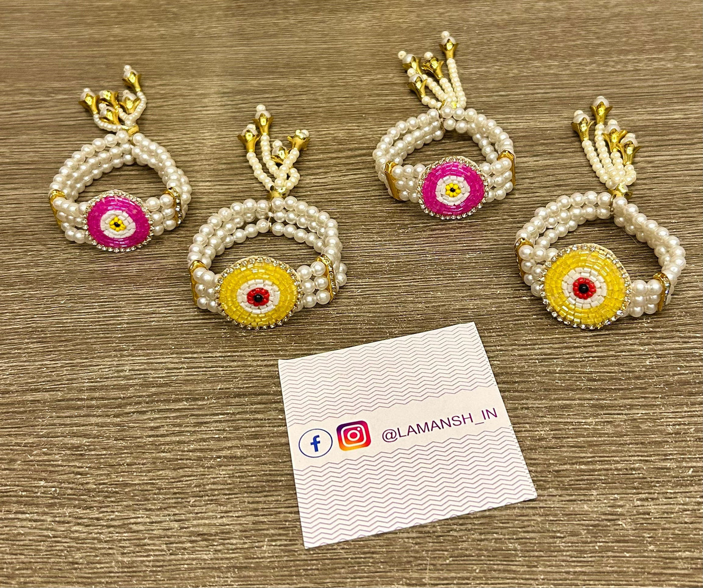80 Rs pair on buying minimum 50 pairs | Whatsapp at 8619550223 evil eye bracelets LAMANSH Evil Eye 🧿 Elastic Bracelets for giveaways 🎁 to bridesmaids and guests / Rakhi bracelets for brothers, sisters and bhabhi