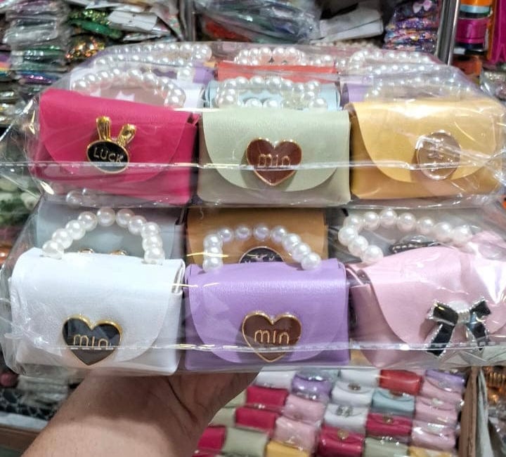 Handmade mini leather bags charms for keychains for return gifting 🎁 Bag  charm Keychain charms Pack of 12, Mix colors)