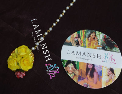 LAMANSH Floral 🌺 Giveaways LAMANSH® (Set of 20) Artificial Floral 🌺 Maangtika's / Bridesmaid Giveaways set