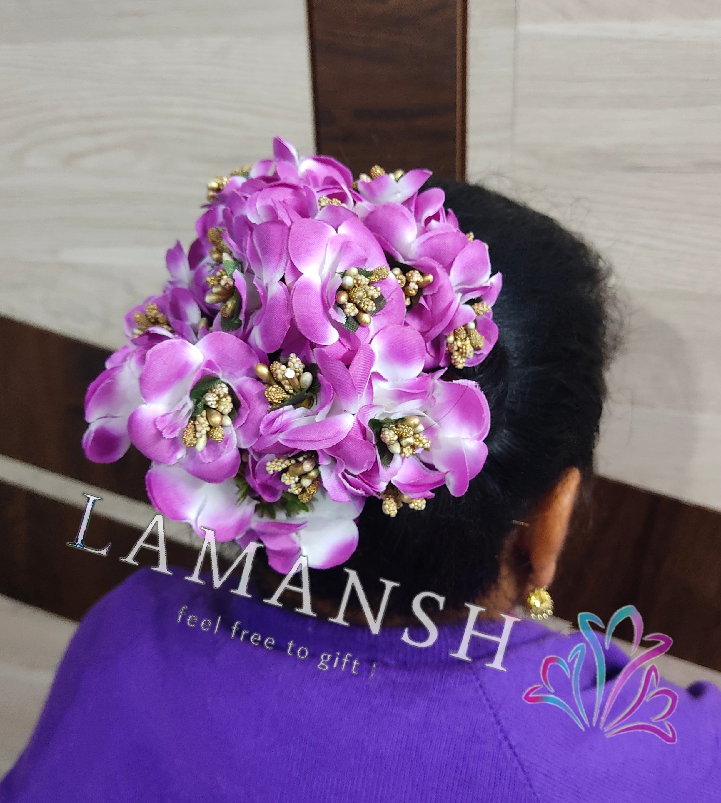 Artificial flowers 2024 for hair