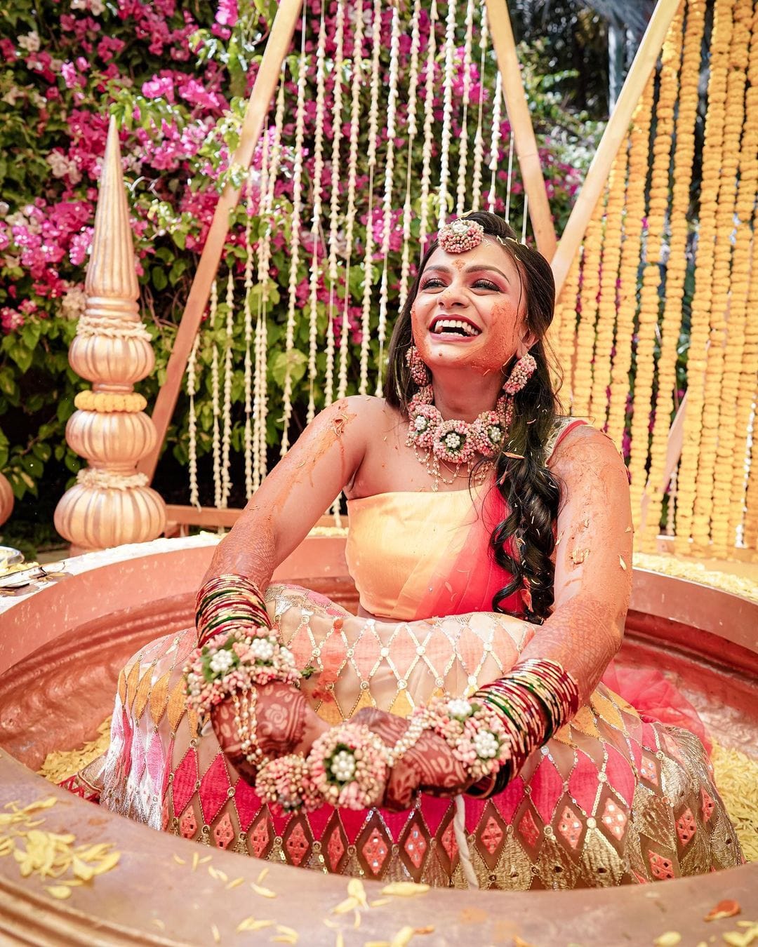 LAMANSH® Artificial Flower 🌸 Jewellery Set For Women Floral