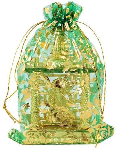 LAMANSH Potli Bags Mix-color / 17 × 23 cm / 100 LAMANSH®(100 pcs 17*23 cm) Potli Bags For Return Gift Organza Potli Bags, Jewelry Pouches, Potli Bags for Return Gifts,Wedding Party Favor Gift Bags