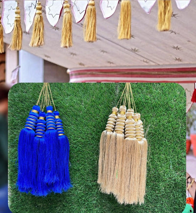 LAMANSH ® tassels hanging Wholesale Pack of 100 Pcs Silk Decorative Tassels for Backdrop Decoration in Weddings & Events