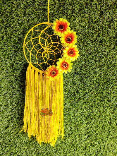 LAMANSH Yellow / Wood / 2 LAMANSH® Pack of 2 Hanging Toran Set For Home, Wedding & Event Decoration