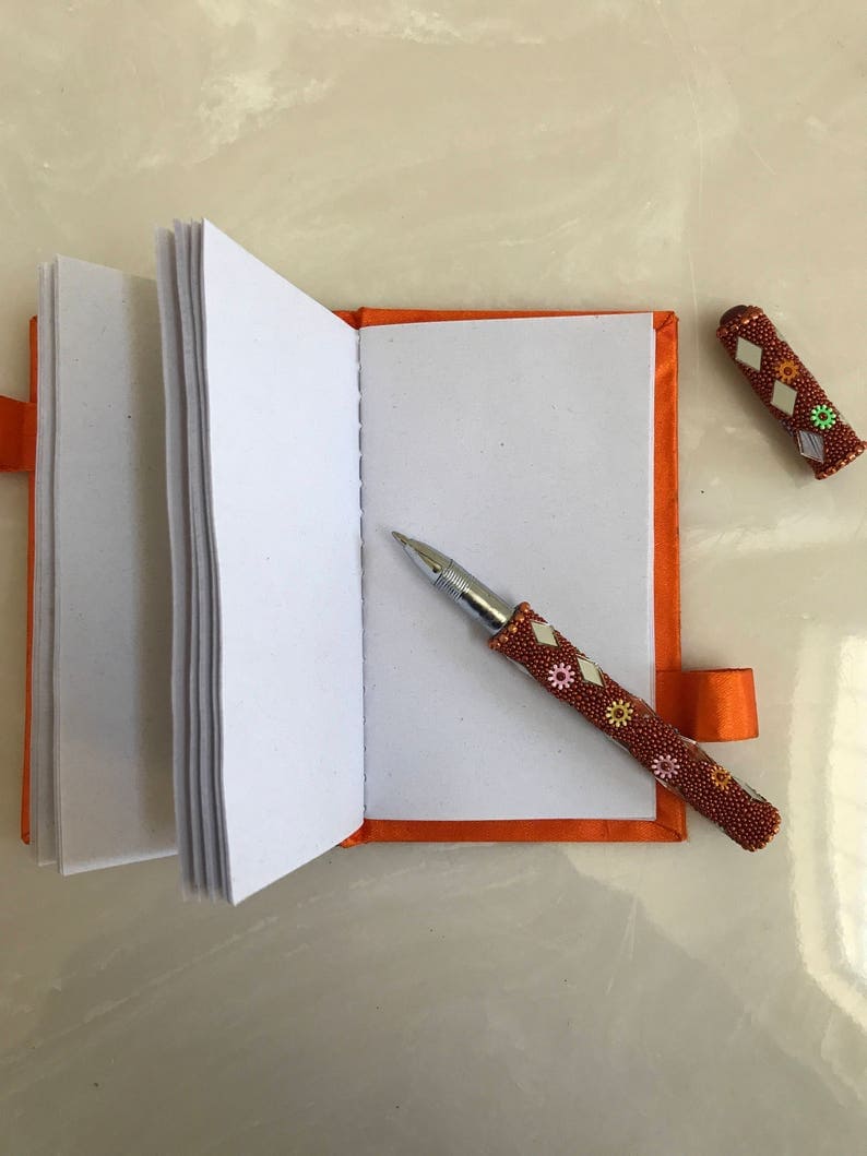 Minimum Order Quantity : 10 Sets corporate gifts Lakh Work Rajasthani Diary with Pen for Return Gifting & Favors 🎁