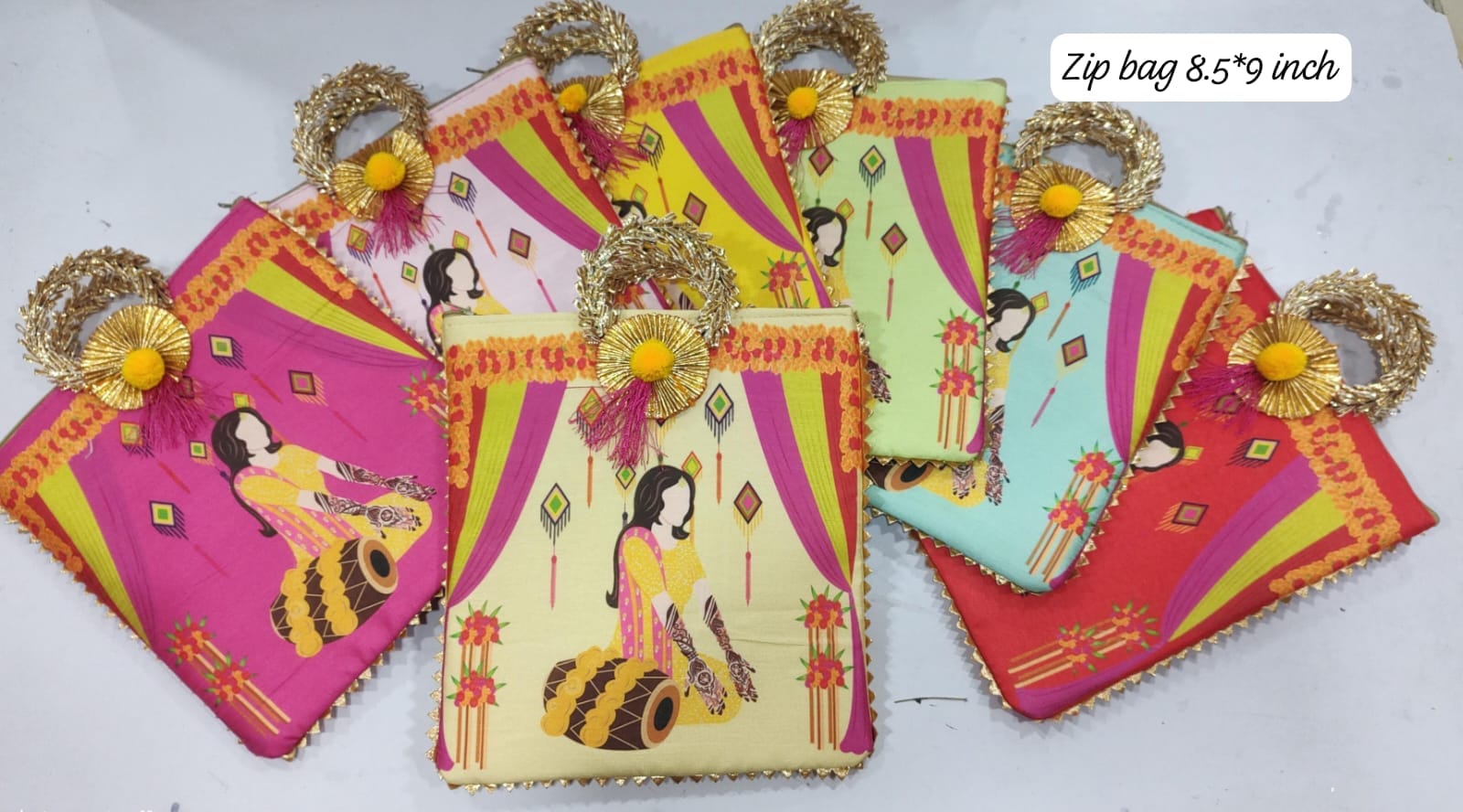 Mehendi ceremony design hand bags for mehendi wedding return gifts 🎁 f ...