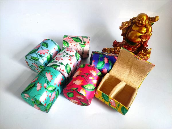 100 Rs each on buying 🏷 50+ qty | Call 📞 at 8619550223 Bangles Box LAMANSH® 4 inch Pichwai Print Bangle Boxes for Wedding Favors 🎁 | Gift Boxes for Bridesmaids