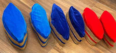 120 Rs each on buying 35+ pcs / WhatsApp at 8619550223 to order 🔥 safa pagdi Pack of 1 Anarkali cap with feather/velvet qawwalli topi for men and women/sufi cap for dance performance kitty party wedding theme qawalli mughal themee