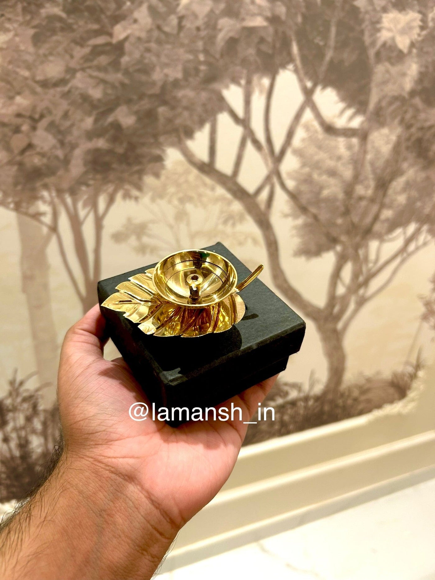 120 Rs each on buying 50+ pcs / WhatsApp at 8619550223 to order 🏷️ urli for gifting 1 Brass diya packed inside box for Diwali Navratri Wedding Favours 🎁