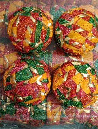 125 Rs each on buying 🏷in bulk | Call 📞 at 8619550223 safa pagdi LAMANSH Rajasthani Style Bandhej Gota Readymade Safa Pagdi Turbans for Guests entry welcome in Hotels & Resorts ( Assorted colors )