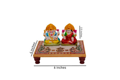 150 Rs each on buying 25 pcs / WhatsApp at 8619550223 to order 🔥 Chowki Ganesh ji 1 LAMANSH Marble Painted Laxmi Ganeshji Placed on Chowki /Marble Chowki Laxmi Ganesh for Diwali Navratri Pooja 🕉 return gifting