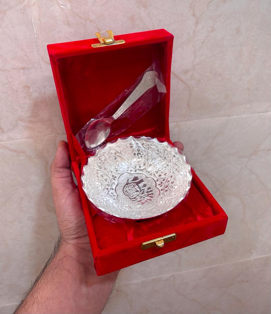 German Silver Dinner Set Buy Silver Utensils Online LAMANSH