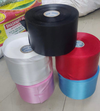 1500 rs roll on buying 5 rolls / WhatsApp at 8619550223 to order 🔥 satin roll Satin 4 inch width Ribbon for Floral Arrangement, Bouquet, and Big DIY Artwork Projects | No Fading Woven Ribbon Double Face Satin Ribbon 4 inch Wide