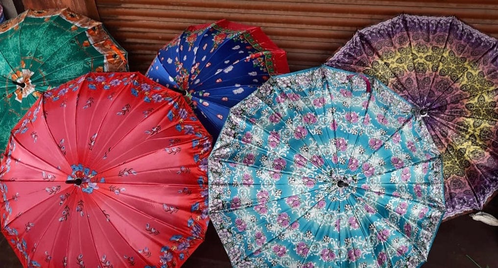 175 Rs each on buying 50+ pcs / WhatsApp at 8619550223 to order 🏷️ decor umbrella LAMANSH Decorative Mix designs Umbrella's for ceiling decoration in Hotels, Café, Restaurants / event decoration umbrellas for event & wedding planners