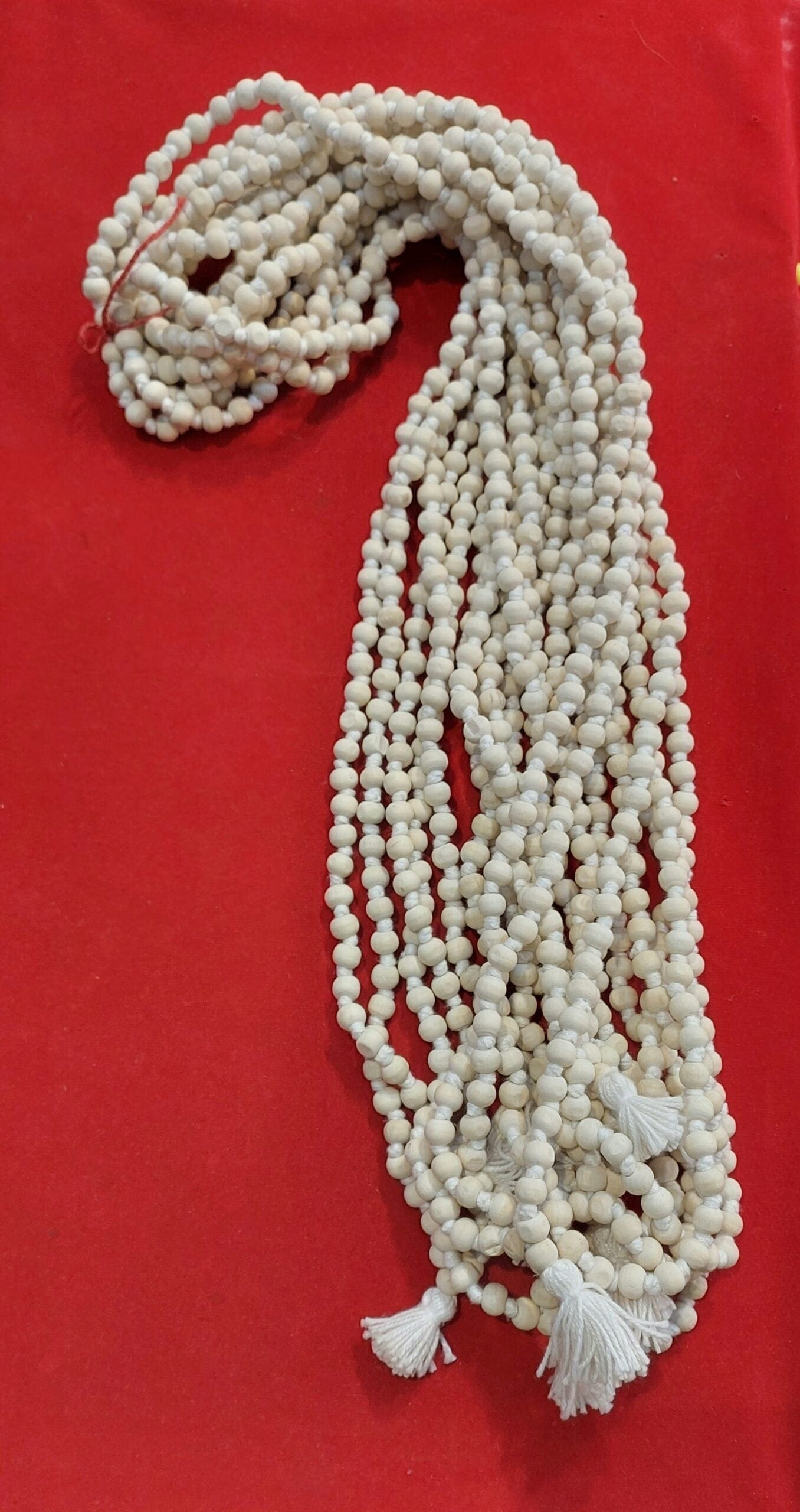 20 rs each on buying 150+ pcs / WhatsApp at 8619550223 to order 🔥 Barati Swagat mala Artificial Tulsi Jaap / welcome swagat mala for guests and barati's in weddings and pooja ceremony