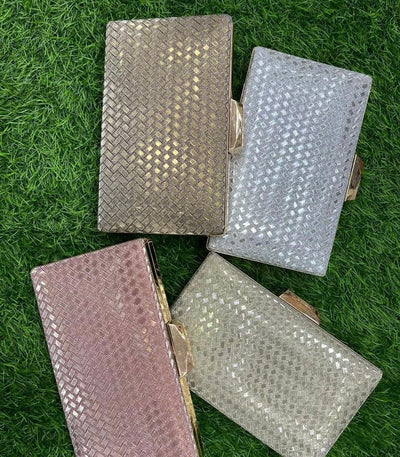 225 rs each on buying 30+ pcs / WhatsApp at 8619550223 to order 🔥 metal clutch 1 Glitter metal purse clutches for return gifting 🎁  in haldi mehendi wedding Navratri Puja festival for bridesmaids and ladies (Mix assorted colors)
