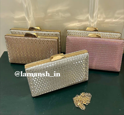 225 rs each on buying 30+ pcs / WhatsApp at 8619550223 to order 🔥 metal clutch 1 Glitter metal purse clutches for return gifting 🎁  in haldi mehendi wedding Navratri Puja festival for bridesmaids and ladies (Mix assorted colors)