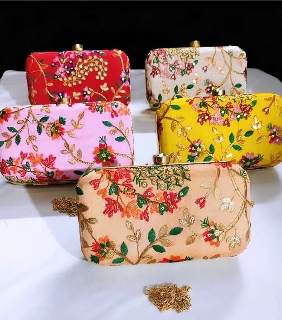 Floral clutches best sale