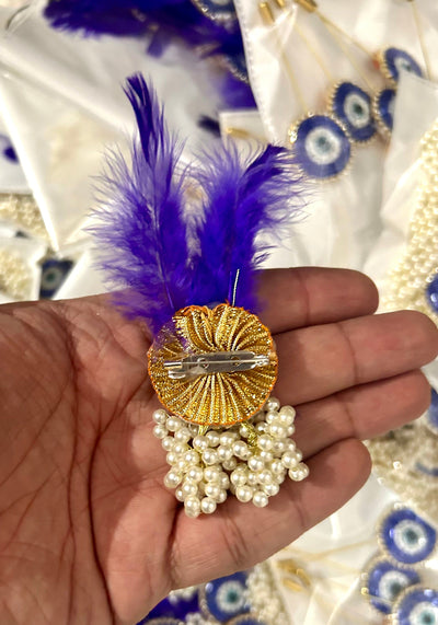 25 rs each on buying 100+ pcs | WhatsApp at 8619550223 Broaches 1 Evil eye 🧿 brooches pins for welcoming guests / Barati swagat items for weddings , pooja ceremony