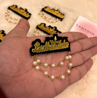 25 Rs each on buying 🏷150+ pcs | Call 📞 at 8619550223 Broaches LAMANSH® Ladkewale Brooches for Barati swagat in wedding / Brooches for Groom side / Quirky Brooches for Guests in Shaadi🎉