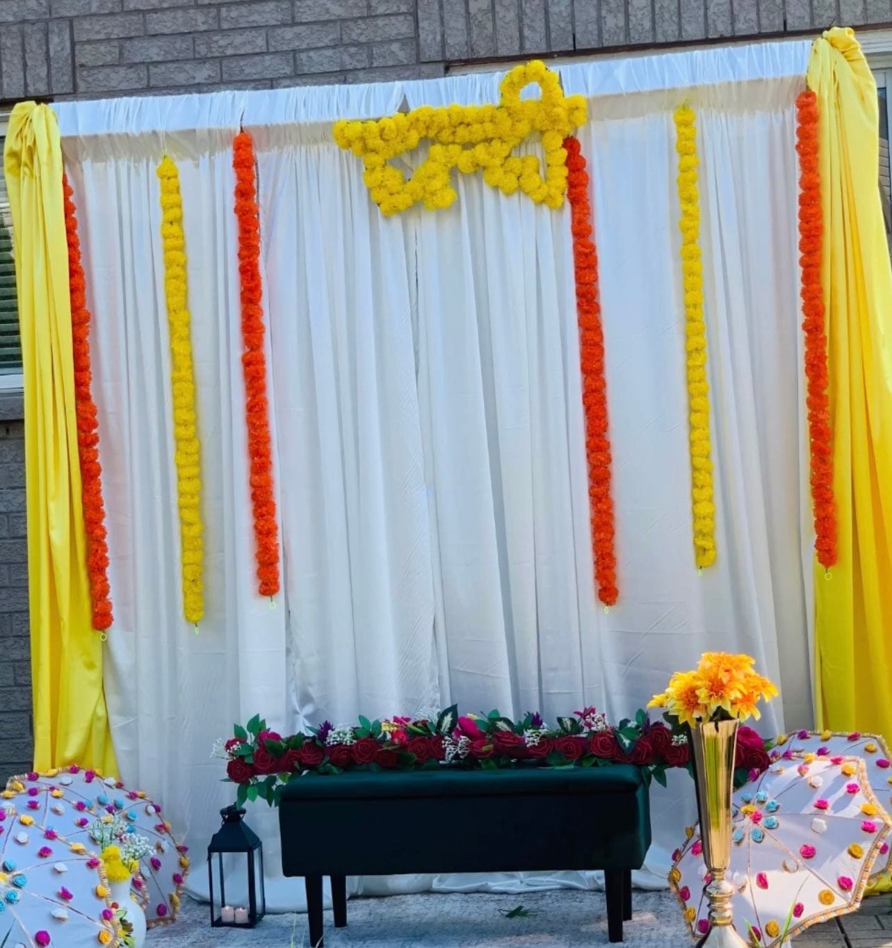 ₹250 per pc on buying 50 pcs | WhatsApp at 8619550223 umbrellas for decoration LAMANSH Decorative Multicolored Flower Umbrella's for haldi mehendi wedding event decoration
