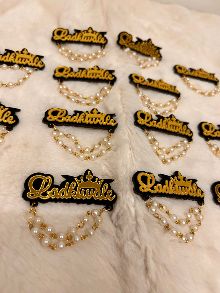 LAMANSH Ladkiwale Brooches for Barati swagat in wedding Quirky