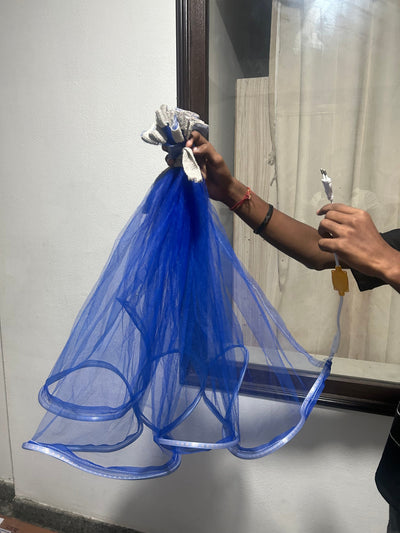 380 rs each on buying 10 pcs / WhatsApp at 8619550223 to order 🔥 Led ceiling decor Blue Blue LED jhalar / LED Frill / Net lights on ceiling / Ceiling light curtain for event wedding decoration (10*2 feet)