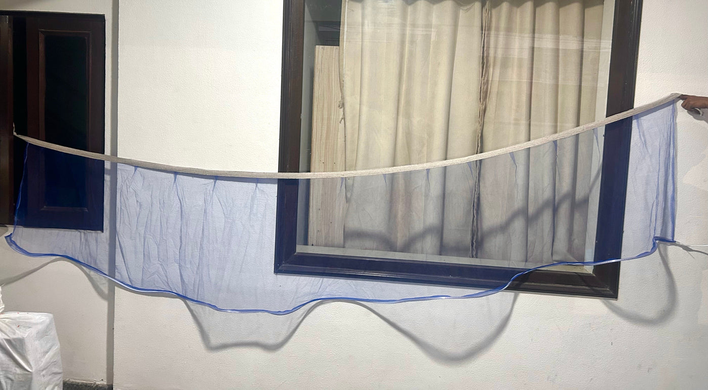 380 rs each on buying 10 pcs / WhatsApp at 8619550223 to order 🔥 Led ceiling decor Blue Blue LED jhalar / LED Frill / Net lights on ceiling / Ceiling light curtain for event wedding decoration (10*2 feet)