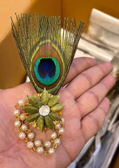 40 Rs each on buying 200 pcs elaichi brooches LAMANSH® Real Elaichi Cardamom Brooches with Mor Pankh 🦚 for Guests welcome in Wedding & other events / Brooches for Jain Weddings & Milni functions