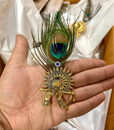 45 Rs per pc on buying 100 pcs | whstp at 8619550223 Broaches LAMANSH Metal Designer bansuri brooches with mor pankh 🦚 / Welcome gifts for barati's and guests in weddings and hotels resorts or destination weddings