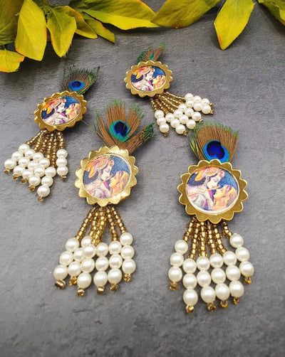 45 Rs per pc on buying 100 pcs | whstp at 8619550223 Broaches LAMANSH Radha krishan ji brooches with mor pankh 🦚 / Welcome gifts for barati's and guests in weddings and hotels resorts or destination weddings