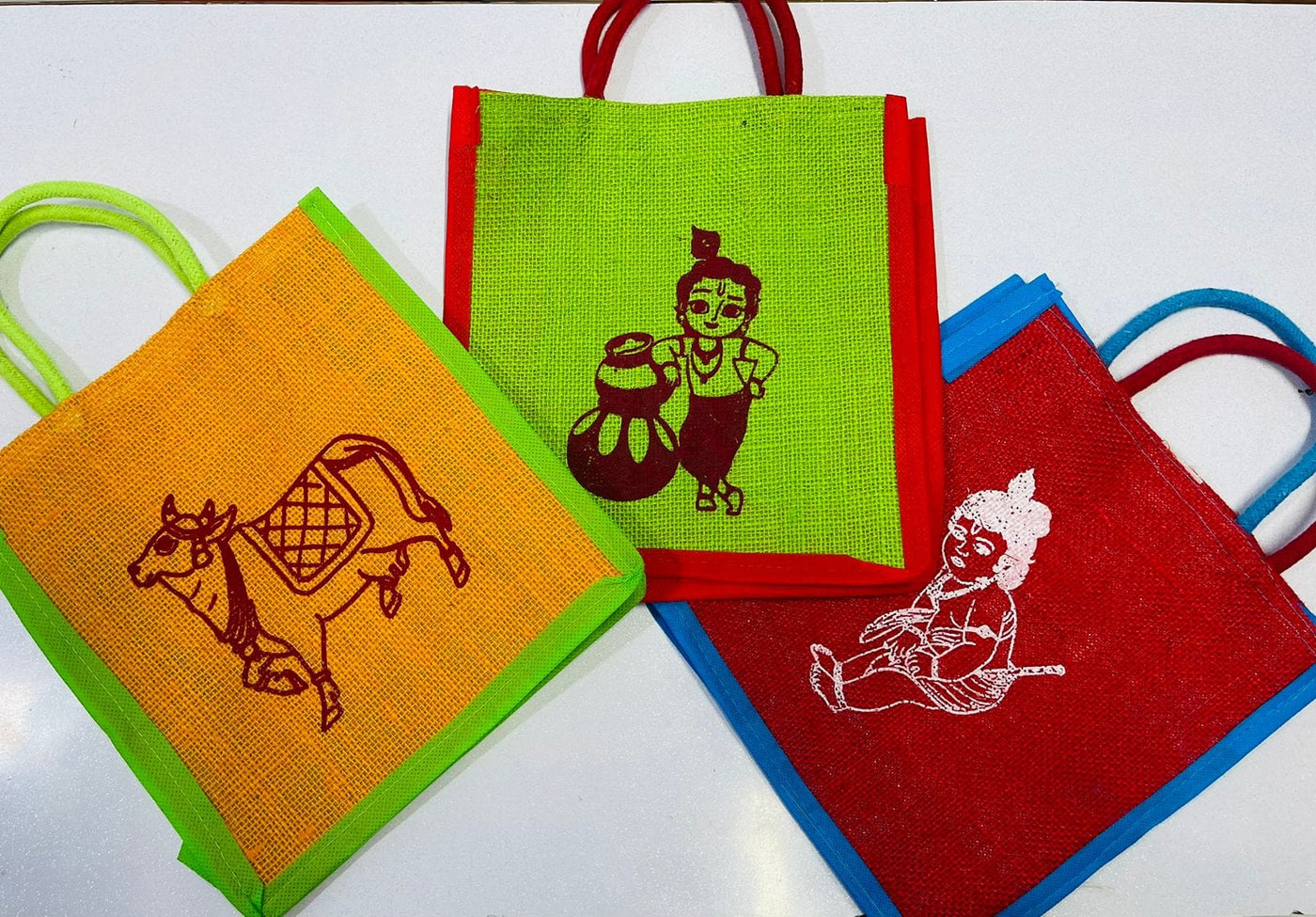 50 Rs each on buying 🏷in bulk | Call 📞 at 8619550223 jute gift bags LAMANSH® Festive collection 🕉️ Jute Gift Bags (10 × 9.5 × 4") Traditional Jute Return Gifts 🎁 Bags for Diwali , Navratri , Ganesh Chaturthi & Wedding ceremony