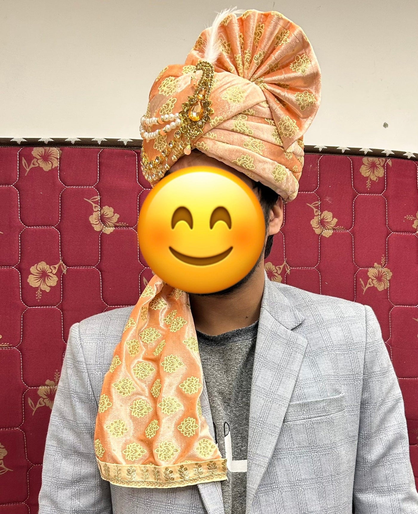520 Rs on buying 30 pcs / WhatsApp at 8619550223 to order 🏷️ safa pagdi LAMANSH® Designer Readymade Pagdi's for Special Guests / Barati Swagat welcome turbans for Indian weddings