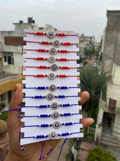 540 Rs each patta on buying 10+ patta's / WhatsApp at 8619550223 to order Rakhi Ready Pack of 12 Evil eye 🧿 Rakhi's patta's for brother's, sisters bhabhi's or bridesmaids