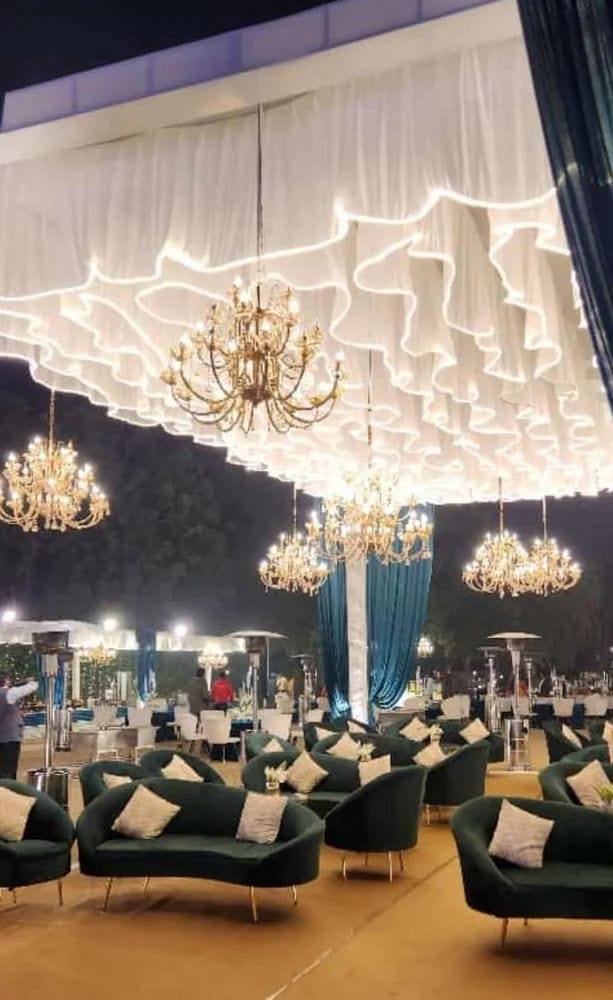 LED jhalar / LED Frill /Net lights on ceiling / Ceiling light curtain ...