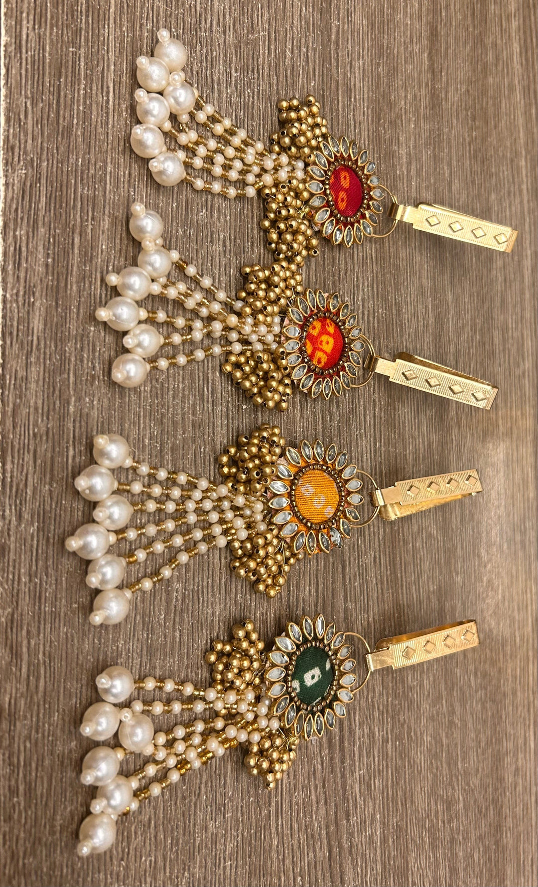 LAMANSH Designer Kundan satka's keychains for ladies | haldi