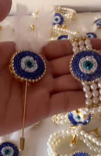 70 rs combo on buying 50 combo's / WhatsApp at 8619550223 to order 🔥 Combo of bracelet and brooch Combo of Evil eye 🧿 brooches and bracelets for welcoming guests and bridesmaids/ Barati swagat items for weddings , pooja ceremony