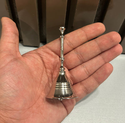 70 Rs each on buying 50+ pcs / WhatsApp at 8619550223 to order bells for couple welcome Brass silver plated bells for couple entry in weddings for giveaways and favours to guests / Wedding and pooja ceremony brass bells