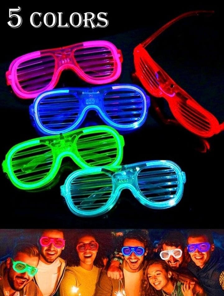 light goggles LED Goggles Sunglasses for Wedding Night Club Concert Holiday / Sungla – Lamansh
