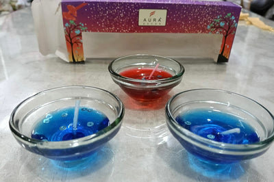 80 rs box on buying 25+ boxes / WhatsApp at 8619550223 to order Diwali gift combo Designer jelly glass wax candles for Diwali Navratri festival wedding return gifting 🎁 (set of 3)