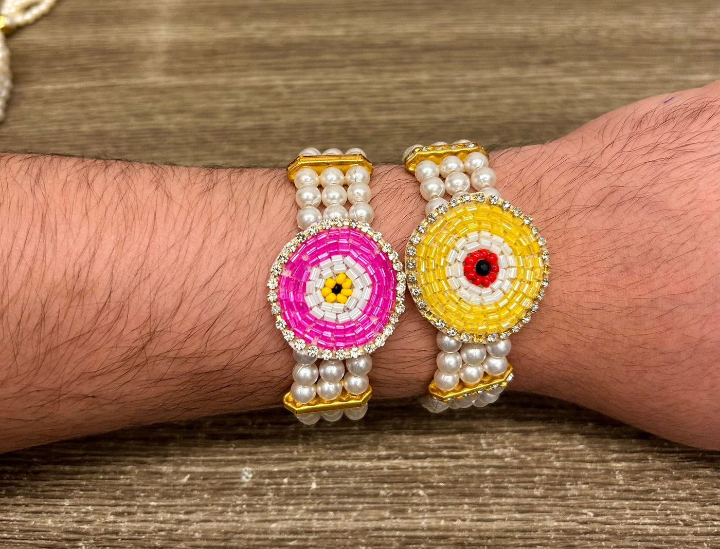 80 Rs pair on buying minimum 50 pairs | Whatsapp at 8619550223 evil eye bracelets LAMANSH Evil Eye 🧿 Elastic Bracelets for giveaways 🎁 to bridesmaids and guests / Rakhi bracelets for brothers, sisters and bhabhi