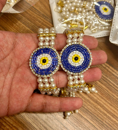 80 Rs pair on buying minimum 50 pairs | Whatsapp at 8619550223 evil eye bracelets LAMANSH Evil Eye 🧿 Rakhi Bracelets for giveaways 🎁 to bridesmaids and guests / Favors for ladies and gents