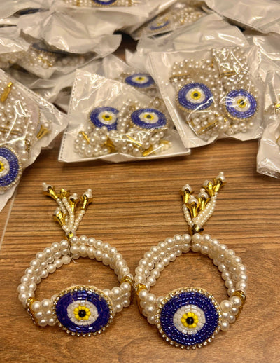 80 Rs pair on buying minimum 50 pairs | Whatsapp at 8619550223 evil eye bracelets LAMANSH Evil Eye 🧿 Rakhi Bracelets for giveaways 🎁 to bridesmaids and guests / Favors for ladies and gents