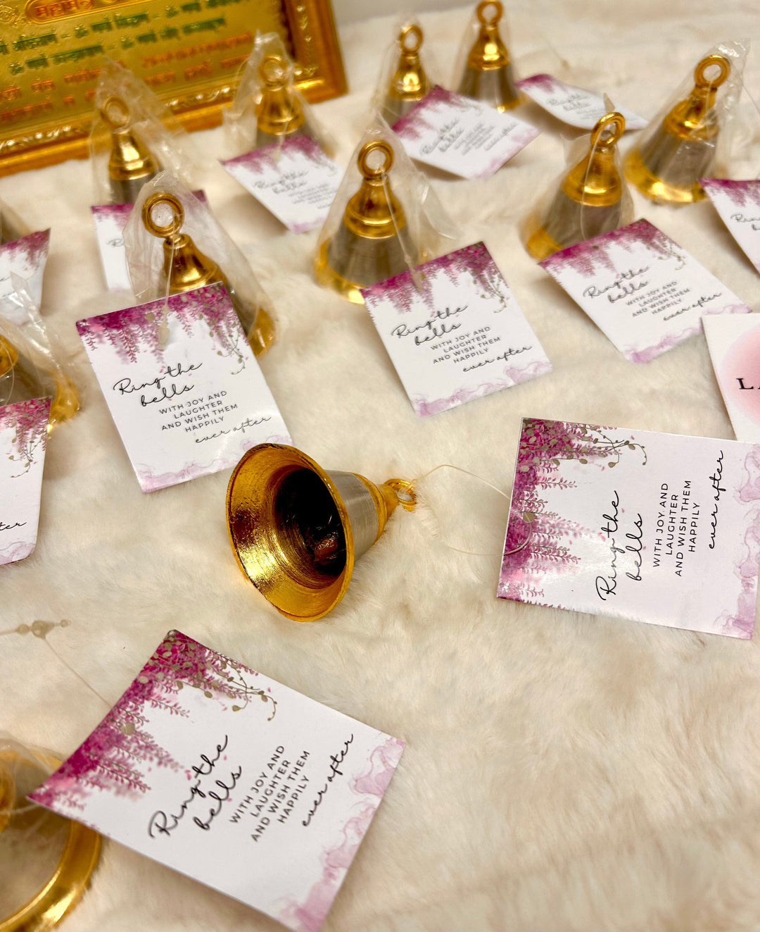 Mini wedding bells to ring after ceremony | Beachweddingtips.com