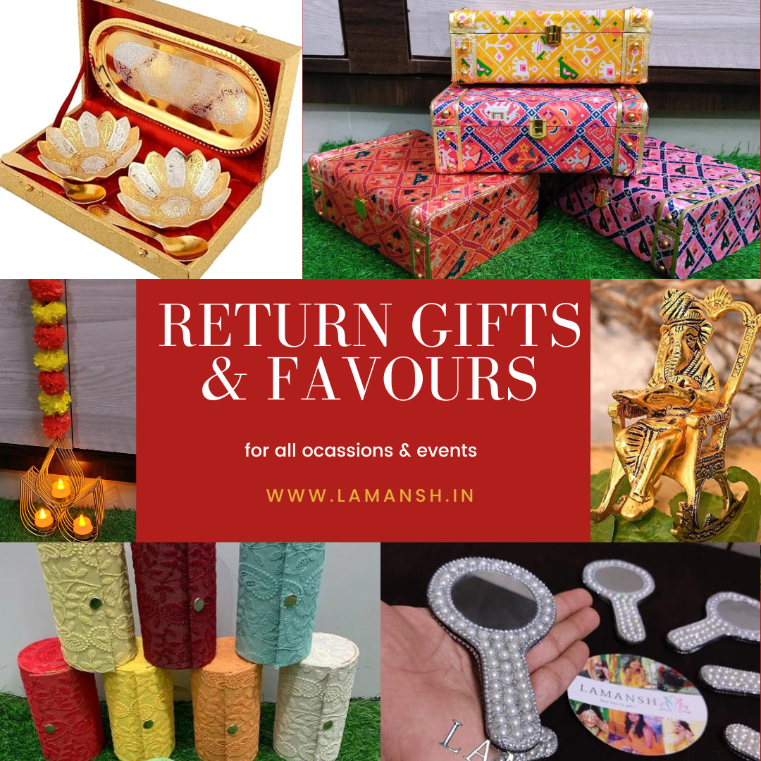 return gifts and favors