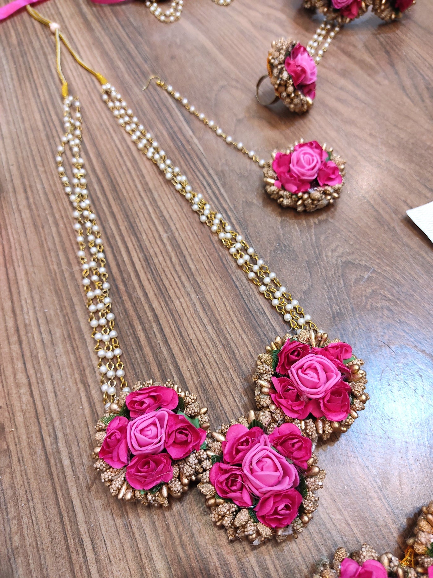 Bridal Necklace Snapdeal Flower Jewellery LAMANSH® Artificial