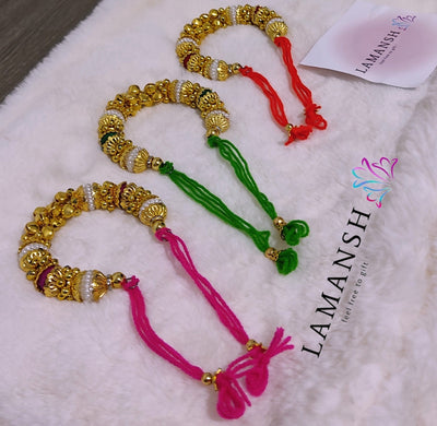 LAMANSH Floral 🌺 Giveaways LAMANSH® Ghungroo & Moti work Gota bracelets for Haldi favors & Giveaways | Bangles for giveaways
