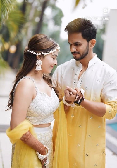 Lamansh latest floral set LAMANSH® Artificial Mogra Flowers Jewellery Set for Bride for Haldi 💛wedding ceremony & Pre wedding video Photoshoot