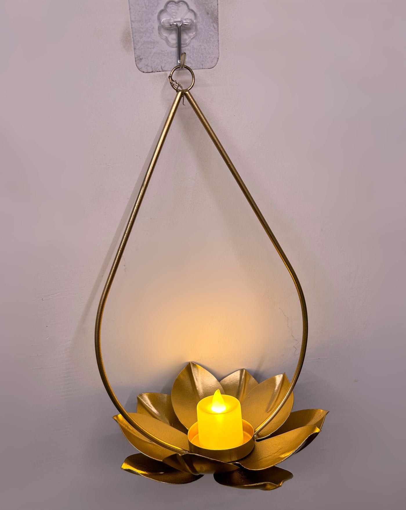 Lamansh metal candle holder LAMANSH Diya shape Decorative Metal tealight candle holder stand | Diya stand for diwali 🕯️